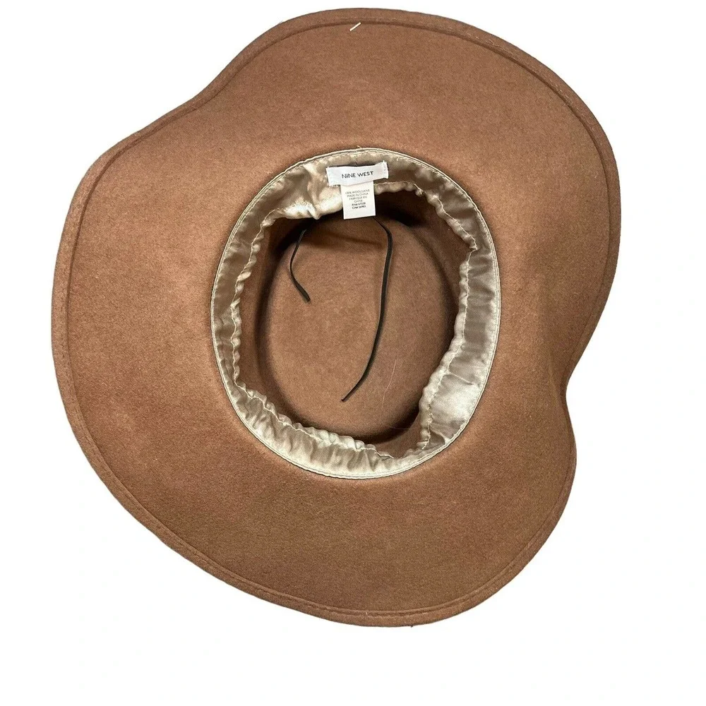 Nine West Brown Wool Hat‎ Ladies New